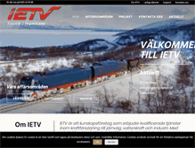 Tablet Screenshot of ietv.se